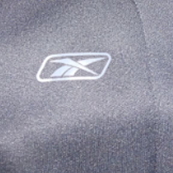 REEBOK FULL ZIP, FLEECE LINED, HOODED, BLACK & GRAY JACKET, MEDIUM - Picture 5 of 5